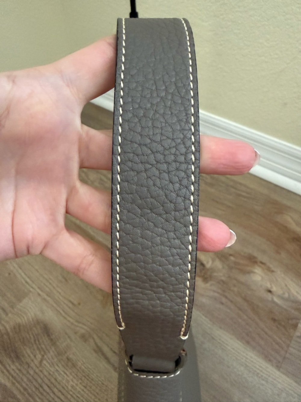 Dooney & Bourke Gray Pebble Leather Shoulder Hobo - Picture 11 of 11